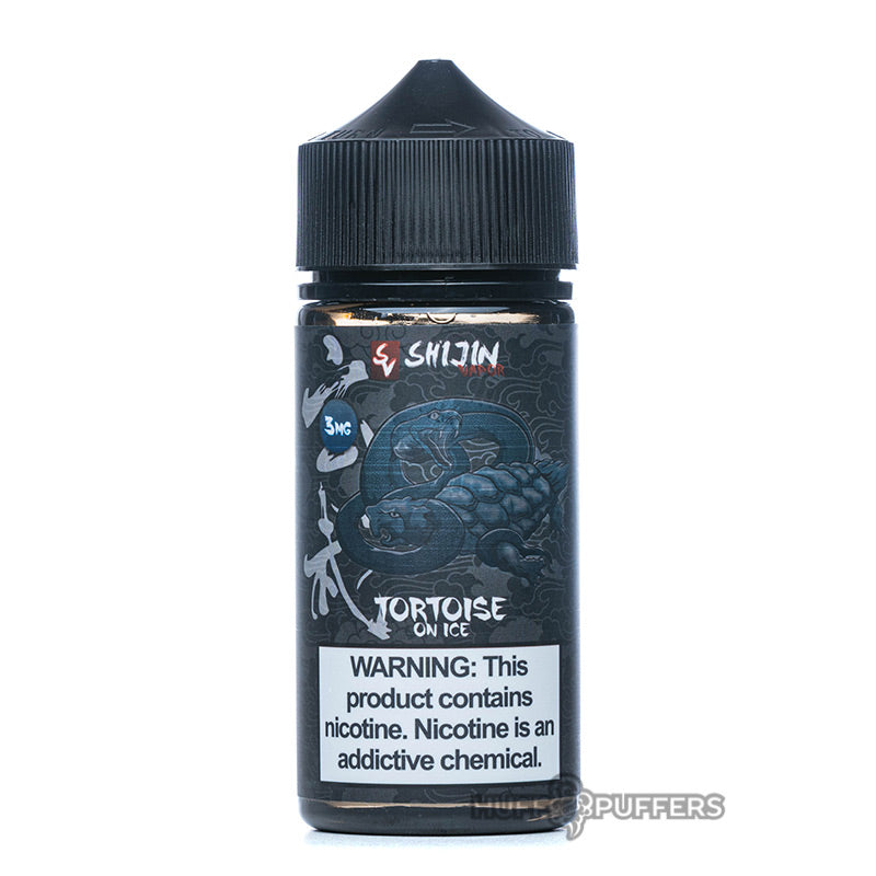 tortoise on ice 100ml e-juice bottle by shijin vapor