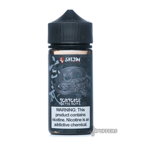 tortoise on the rocks 100ml e-juice bottle by shijin vapor