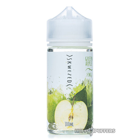 skwezed green apple 100ml e-juice bottle