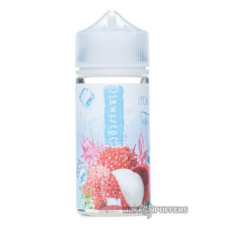 skwezed lychee iced 100ml e-juice bottle