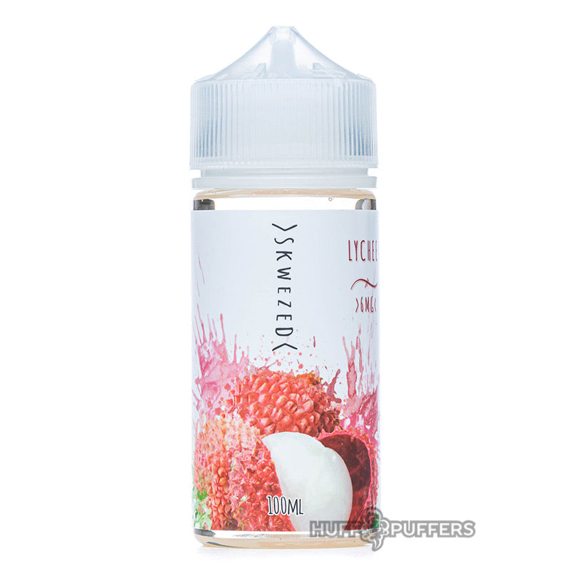 skwezed lychee 100ml e-juice bottle