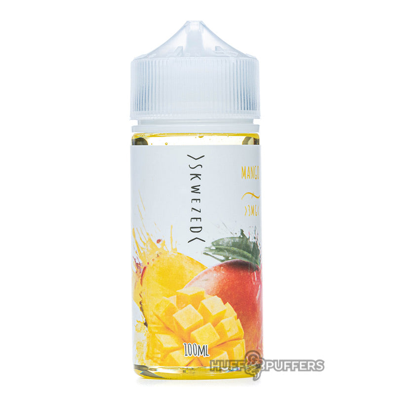 skwezed mango 100ml e-juice bottle