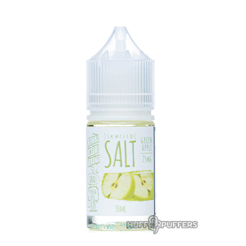 skwezed salt green apple 30ml e-juice bottle
