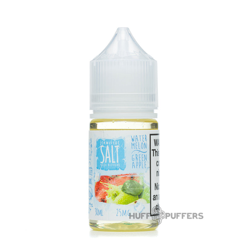 skwezed salt watermelon green apple ice 30ml e-juice bottle