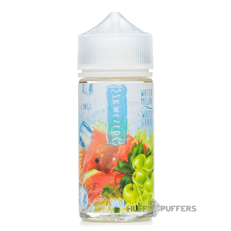 skwezed watermelon white grape ice 100ml e-juice bottle