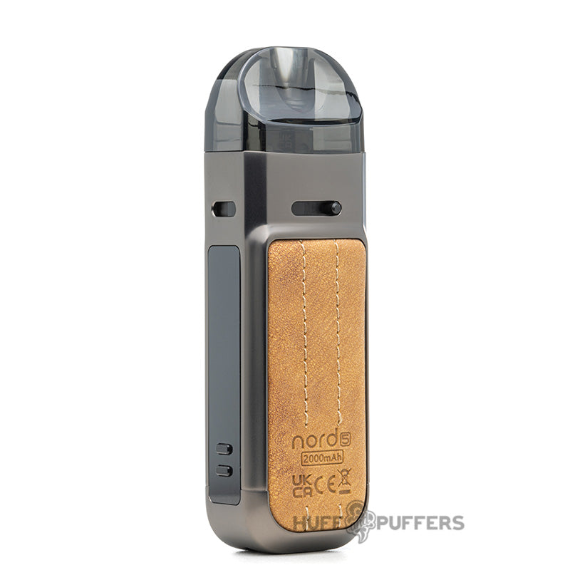 smok nord 5 pod system brown back view