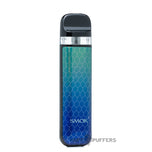 smok novo 2x pod system green blue cobra