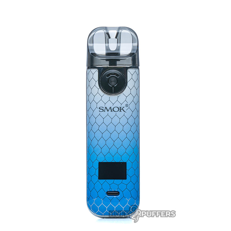 smok novo 4 pod device blue grey cobra