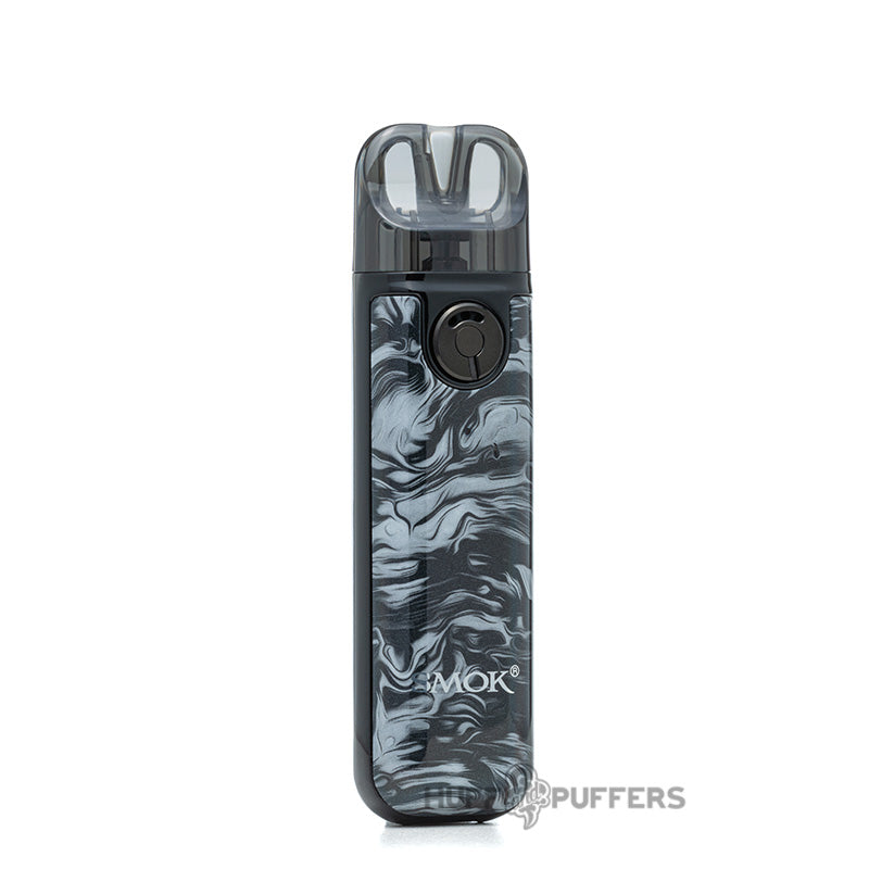 smok novo 4 mini pod kit in fluid black grey