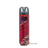 smok novo 4 mini pod kit in red stabilizing wood