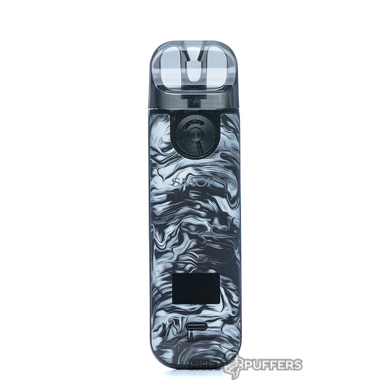 smok novo 4 pod device fluid black grey