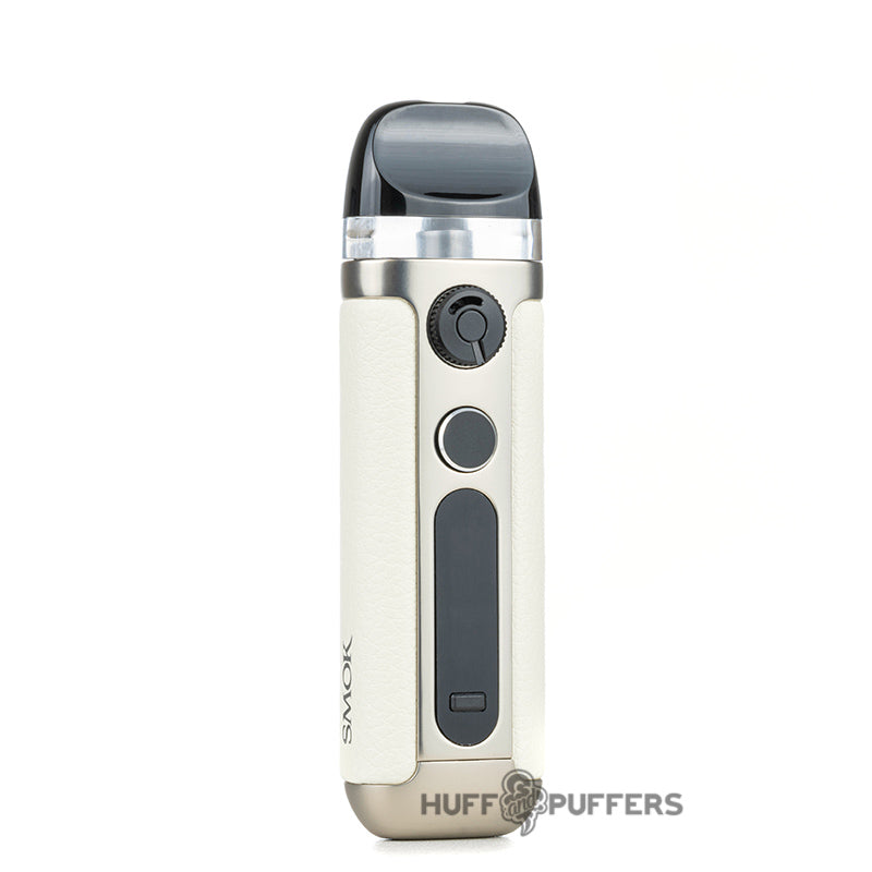 smok novo 5 pod system beige white leather