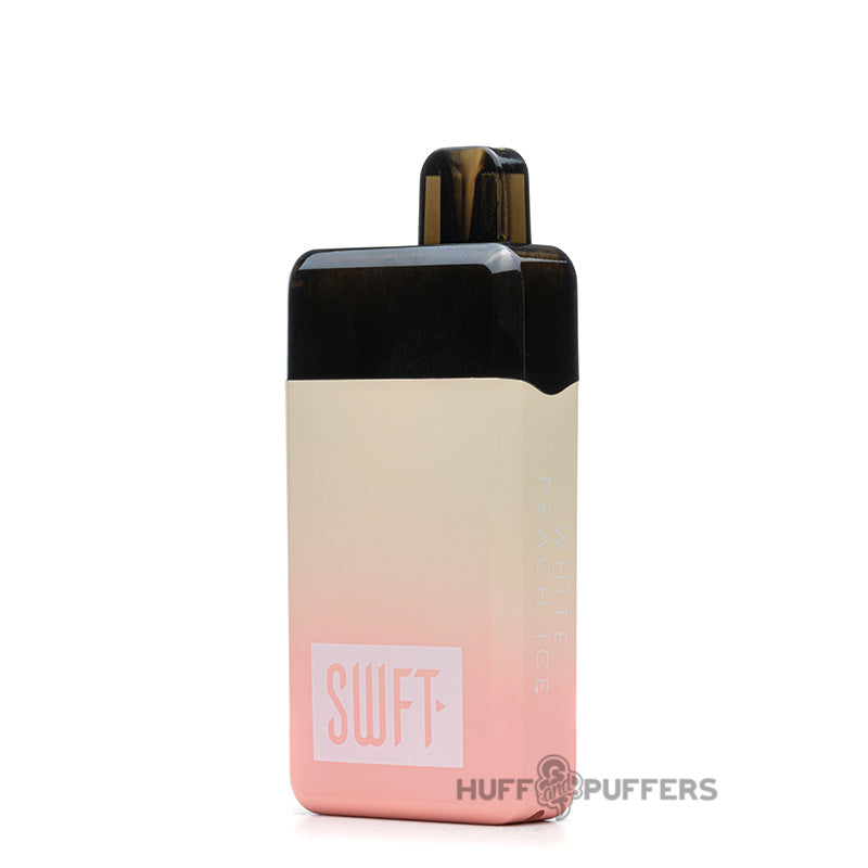 swft mod disposable vape white peach ice