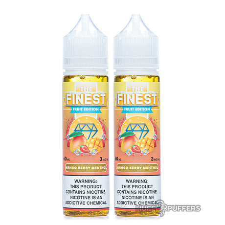 the finest fruit edition mango berry menthol 2 X 60ml e-juice bottles
