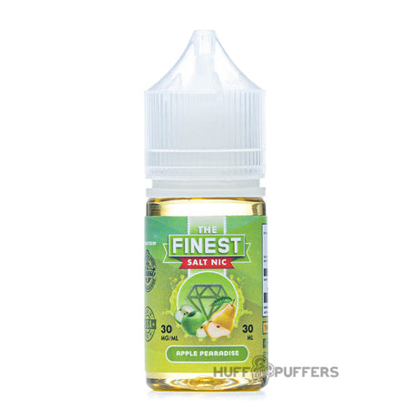 the finest salt nic apple pearadise 30ml e-juice bottle