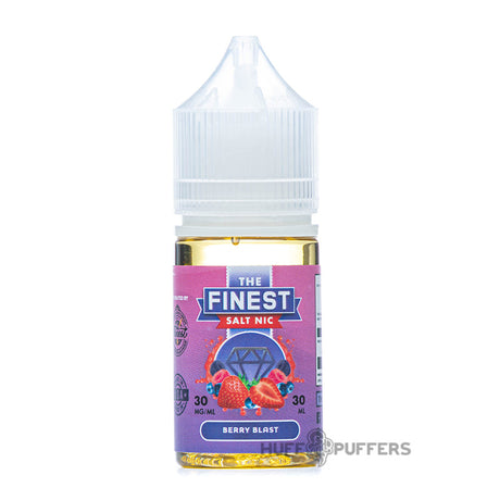 the finest salt nic berry blast 30ml e-juice bottle