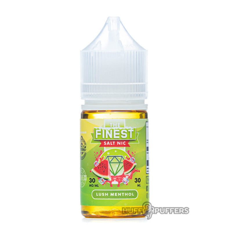 the finest salt nic lush menthol 30ml e-juice bottle