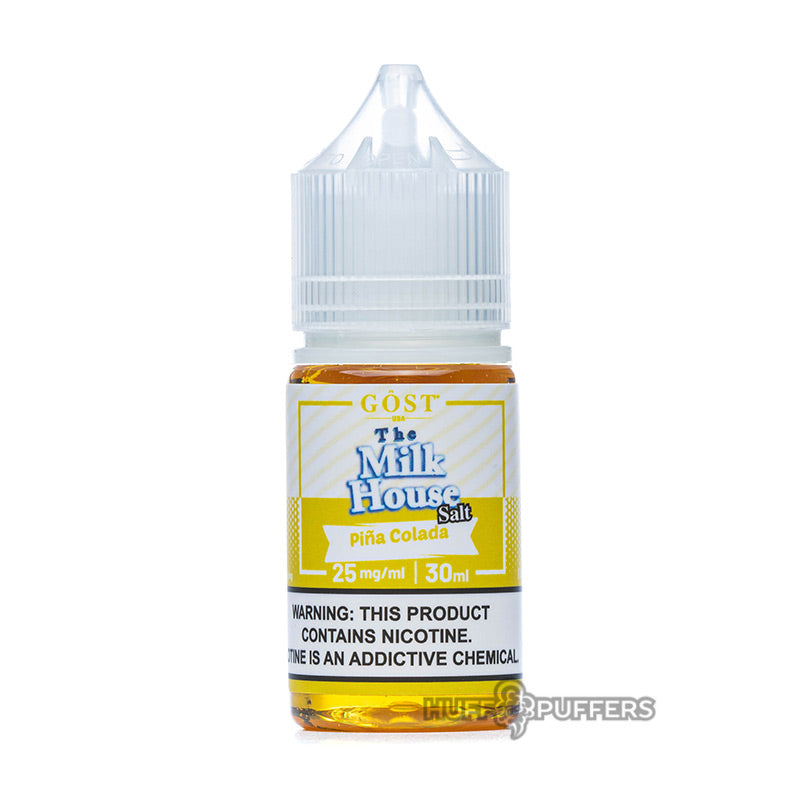 the milk house salt pina colada 30ml e-juice bottle