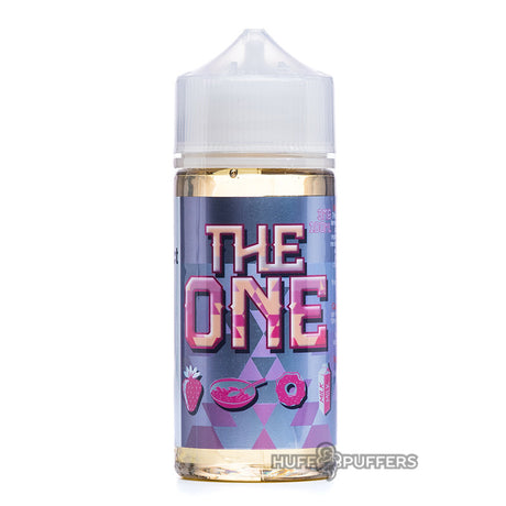 the one strawberry 100ml e-juice bottle by bread vape co.