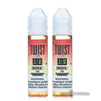 2 60ml bottles of crimson no. 1 made by twist e-liquids