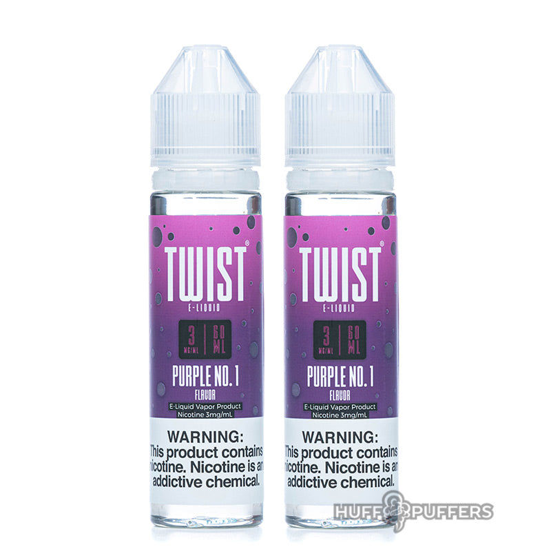 2 60ml bottles of purple no.1 by twist e-liquids