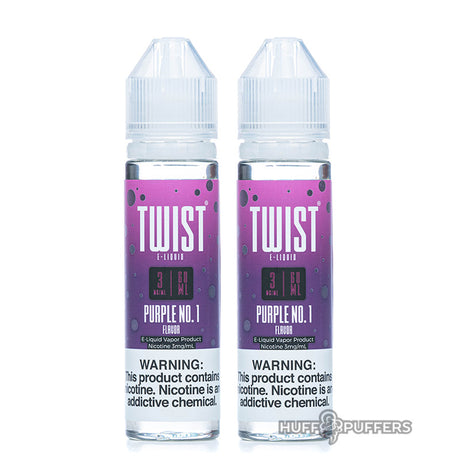 2 60ml bottles of purple no.1 by twist e-liquids