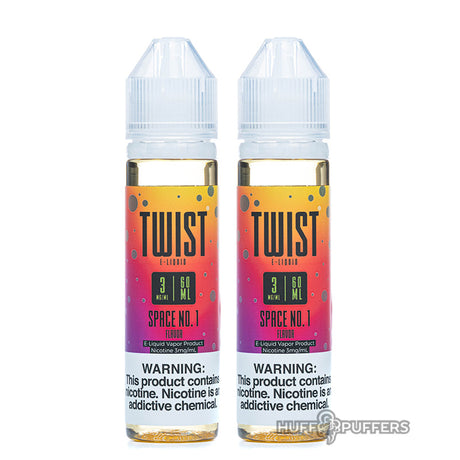 2 60ml bottles of space no.1 by twist e-liquids