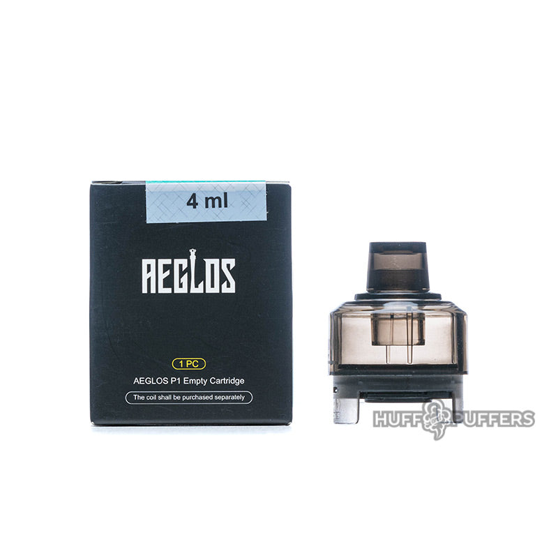 uwell aeglos p1 empty pod cartridge with box packaging