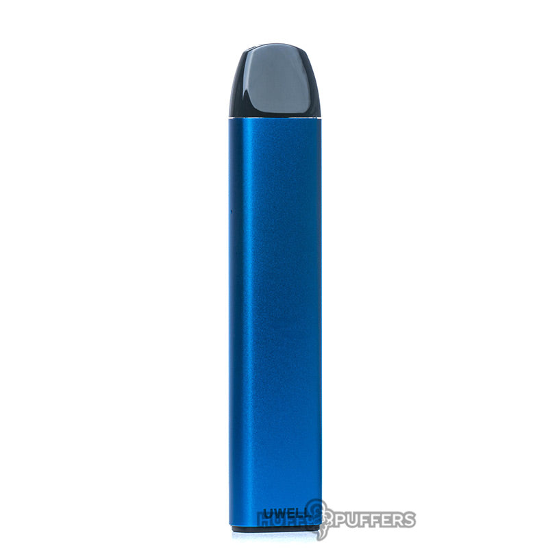 uwell caliburn a2 pod system in blue back view