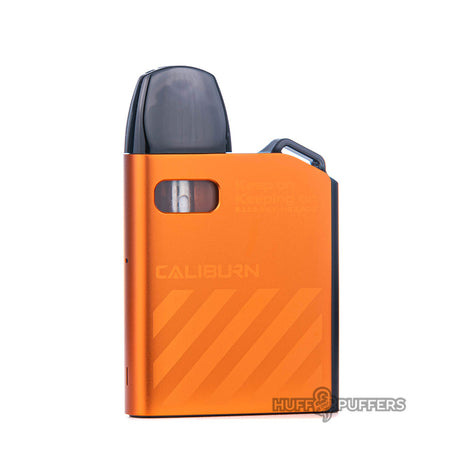 uwell caliburn ak2 pod system in neon orange
