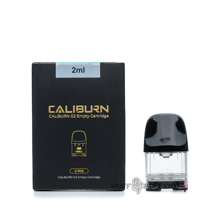 uwell caliburn g2 replacement pods 2 pack with box packaging