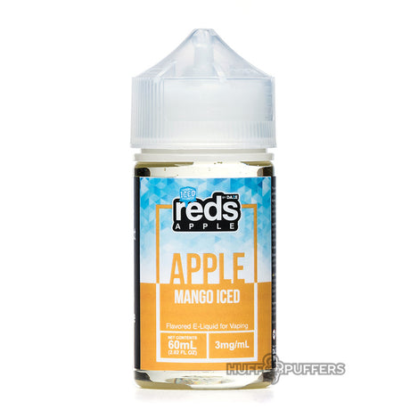 reds apple mango iced 60ml e-juice bottle by 7 daze