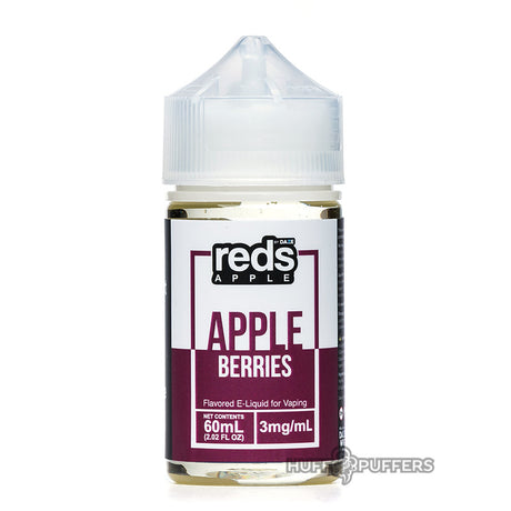 reds apple berries 60ml e-juice bottle by 7 daze