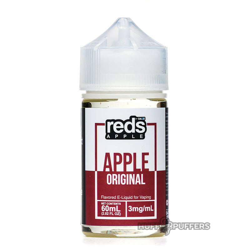 reds apple original 60ml e-juice bottle by 7 daze