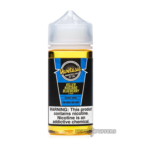 killer kustard blueberry 100ml e-liquid bottle by vapetasia