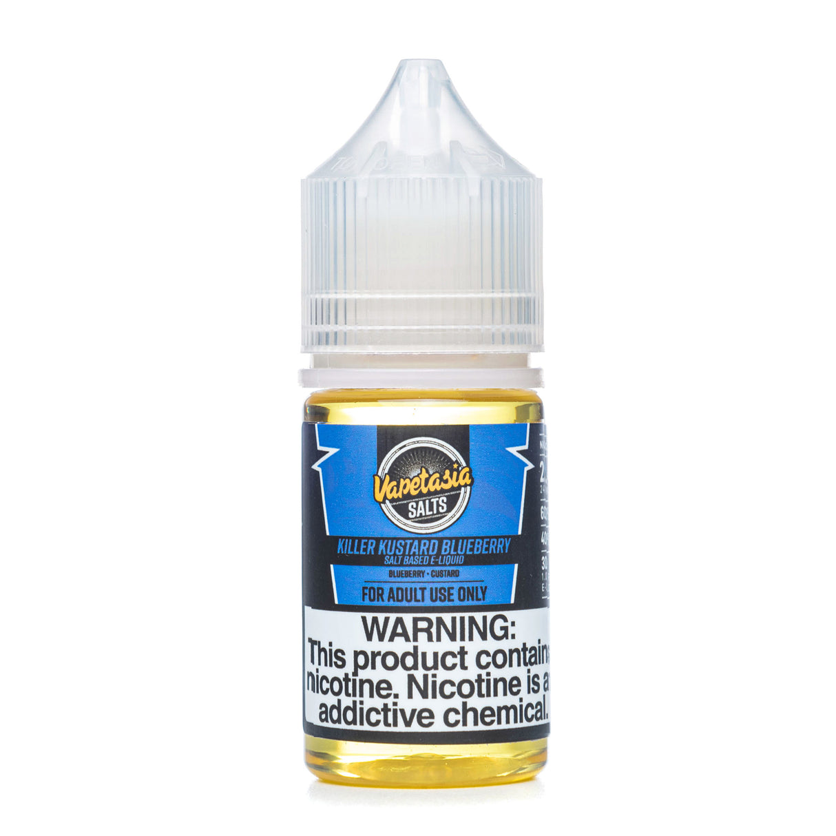Vapetasia Salts - Killer Kustard Blueberry 30mL