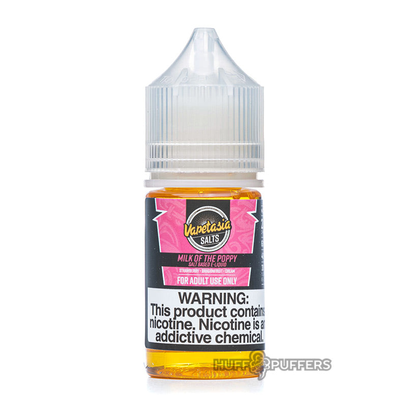 milk of the poppy 30ml bottle by vapetasia salts