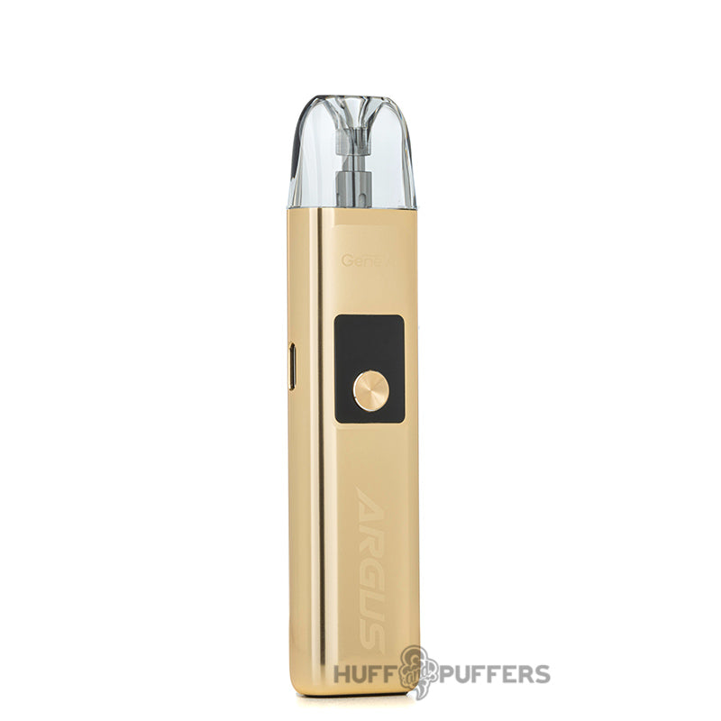 voopoo argus g pod system sand drift gold