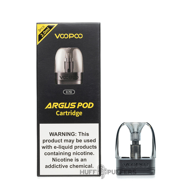 voopoo argus pod cartridge replacement 0.7 ohm with box packaging