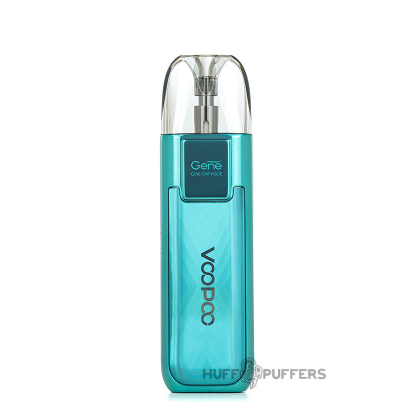 voopoo argus se pod system shiny blue front view