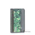 voopoo drag 4 box mod gun metal + forest green
