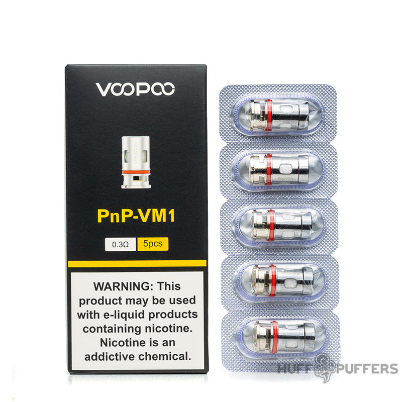 Voopoo PnP Replacement Coils 5 Pack $12.99 Voopoo PnP Replacement Coils 5 Pack $12.99