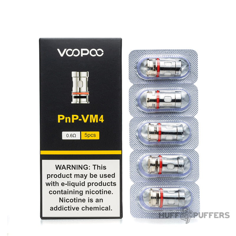 Voopoo PnP Replacement Coils 5 Pack $12.99 Voopoo PnP Replacement Coils 5 Pack $12.99