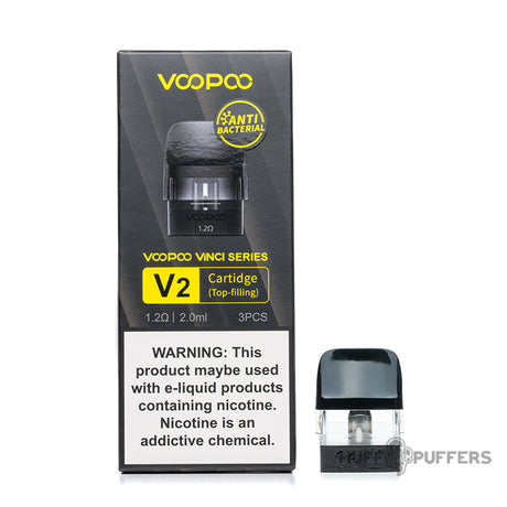 voopoo vinci series v2 pods 1.2 ohm with box packaging