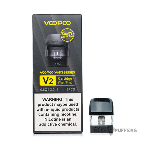 voopoo vinci series v2 pods 0.8 ohm with box packaging
