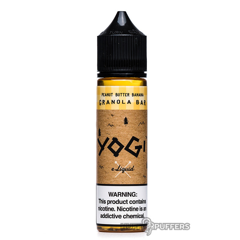 yogi peanut better granola bar 60ml e-juice bottle