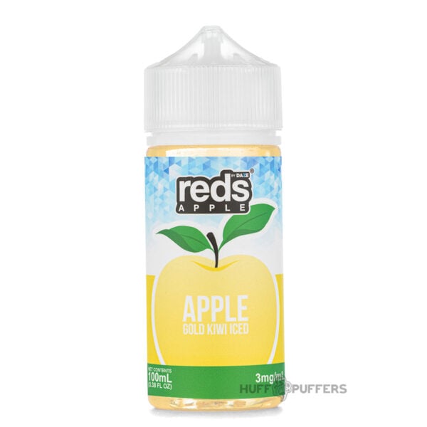 7-Daze-Reds-gold-kiwi-apple-iced-e-juice-100mL Daze - Reds Apple Gold Kiwi Iced 100mL
