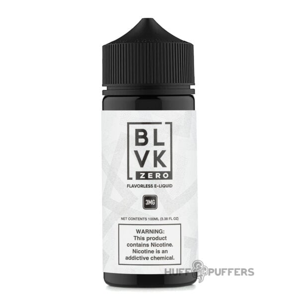 BLVK-Zero-Flavorless-100ml BLVK Zero Flavorless E-Juice 100mL