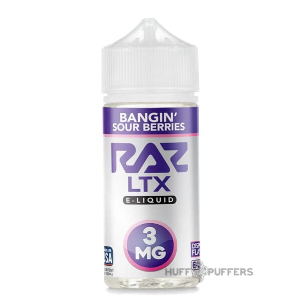 Bangin-Sour-Berries-RAZ-LTX-E-Liquid Bangin' Sour Berries RAZ LTX E-Juice 100ml