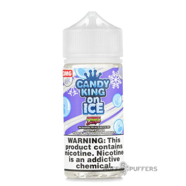 Candy-King-Strawberry-Watermelon-Bubblegum-On-Ice-E-Juice-100mL Candy King on Ice Strawberry Watermelon Bubblegum Ice E-Juice 100ml